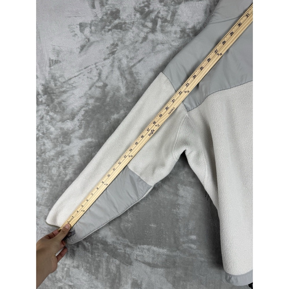 North Face Jacket Grey Denali Fleece Full Zip‎ Womens Small Tech Pocket Hiking - Picture 16 of 16
